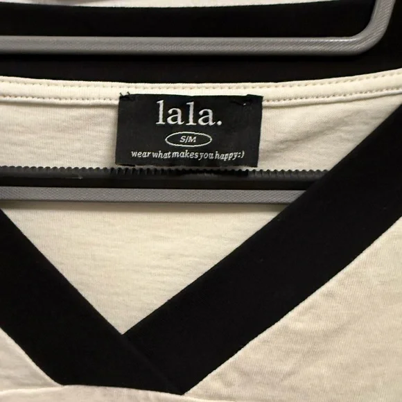 Dressed in LaLa hockey style tee - Picture 2 of 3